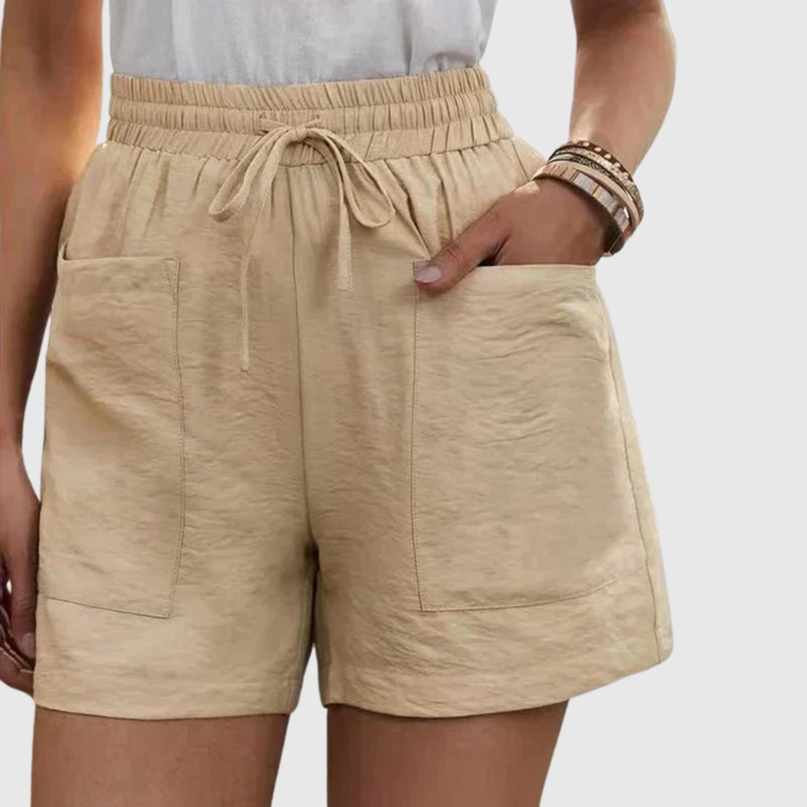 Alani | Shorts en Lin Mélangé Sans Effort