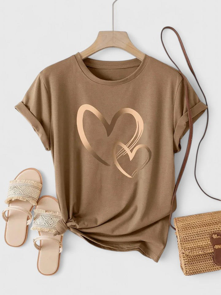 Lea | T-shirt confortable à manches courtes.
