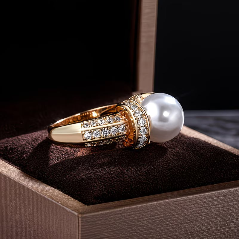La Bague Couronne Perle