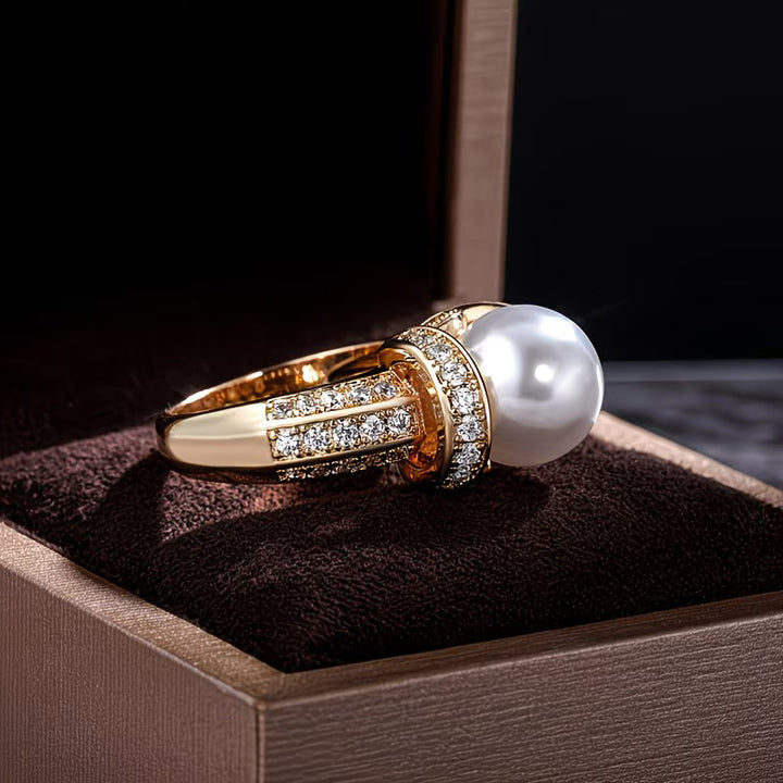 La Bague Couronne Perle