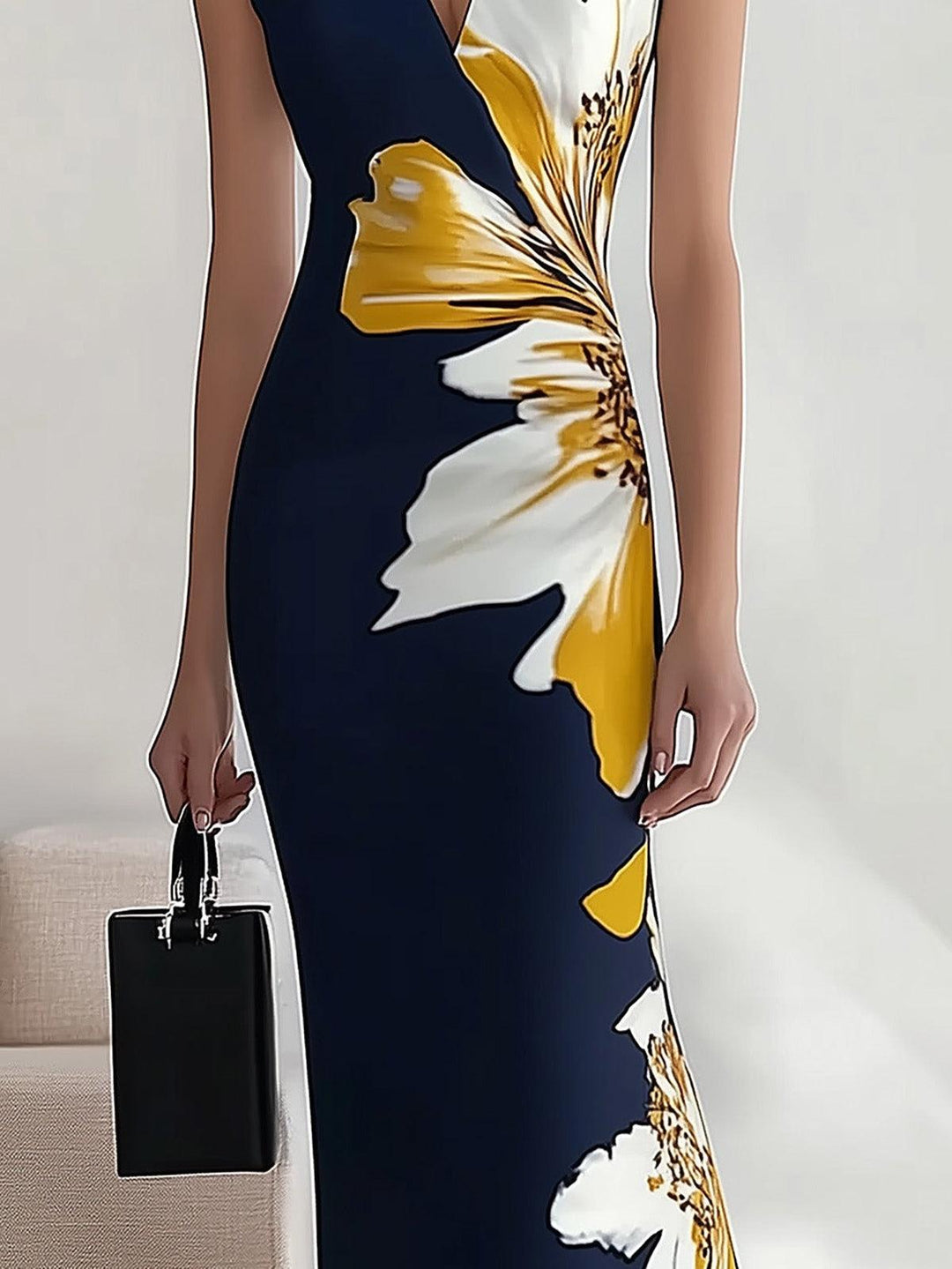 Lily | Robe Midi Élégante Glamour de Plage pour le Bureau et le Festival