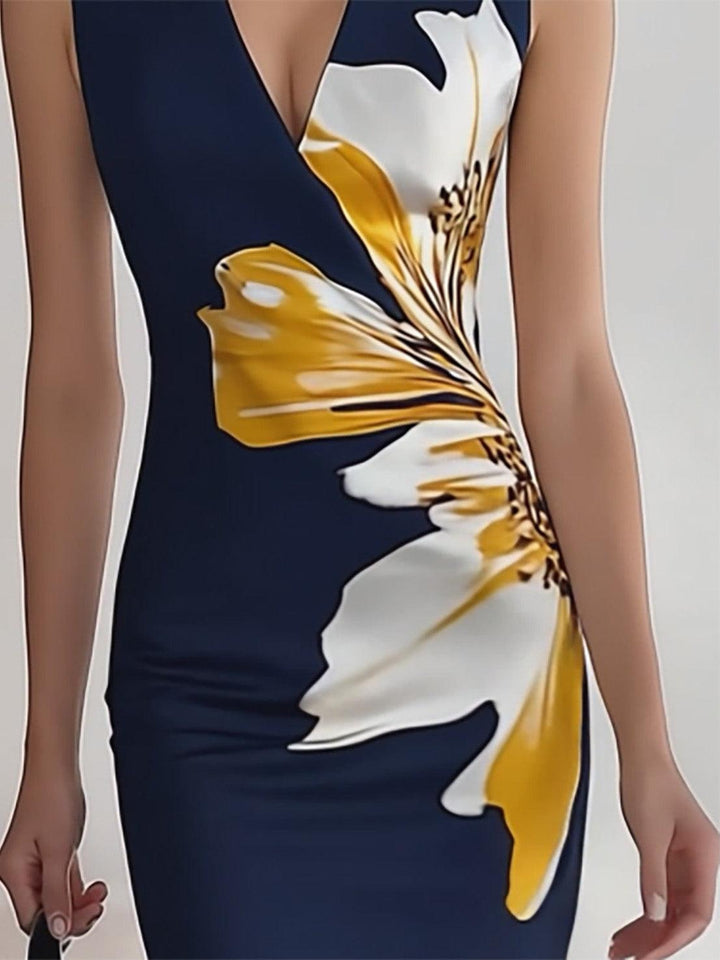 Lily | Robe Midi Élégante Glamour de Plage pour le Bureau et le Festival