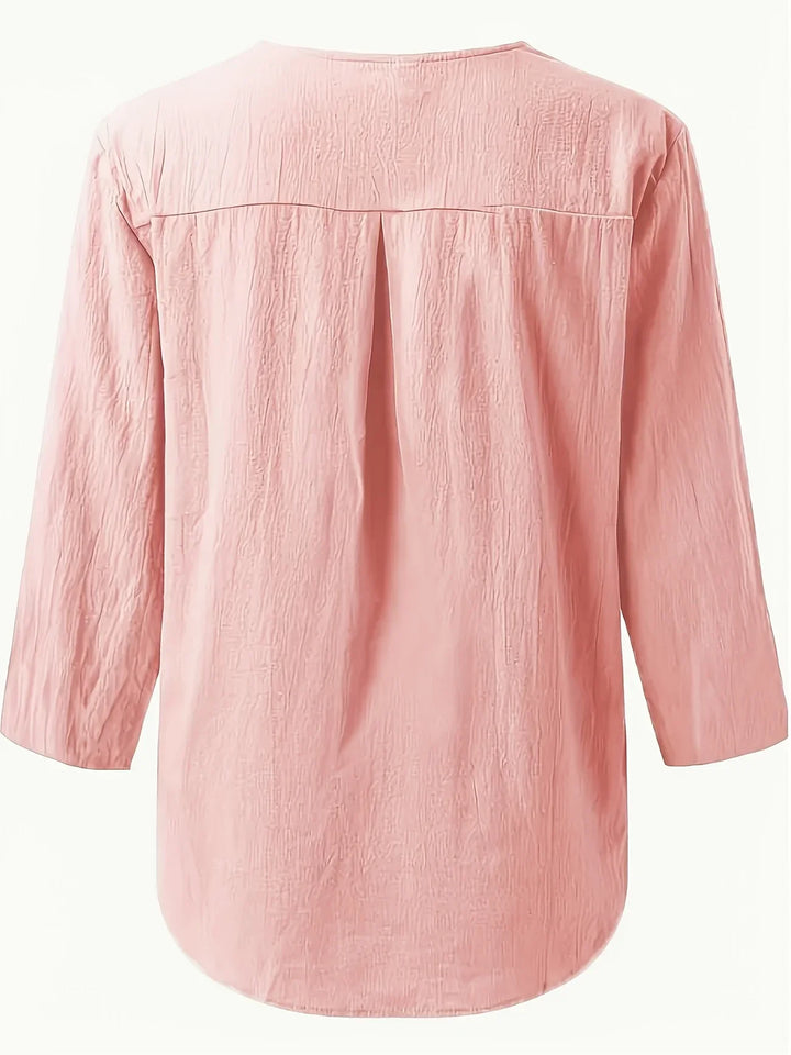 Solénya™ | Blouse coton-lin