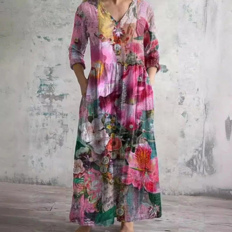 Lynn™ | Robe d'Été Fleurie