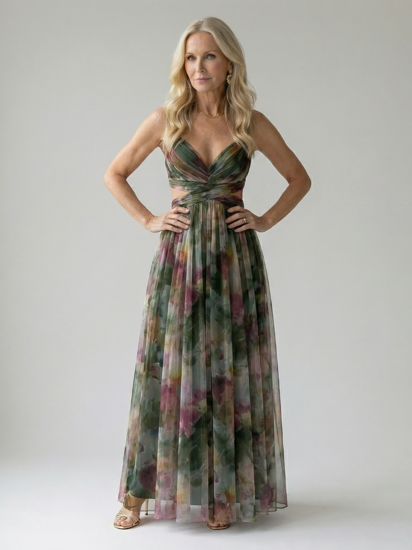 Isel | Robe Maxi à Enveloppement Doux