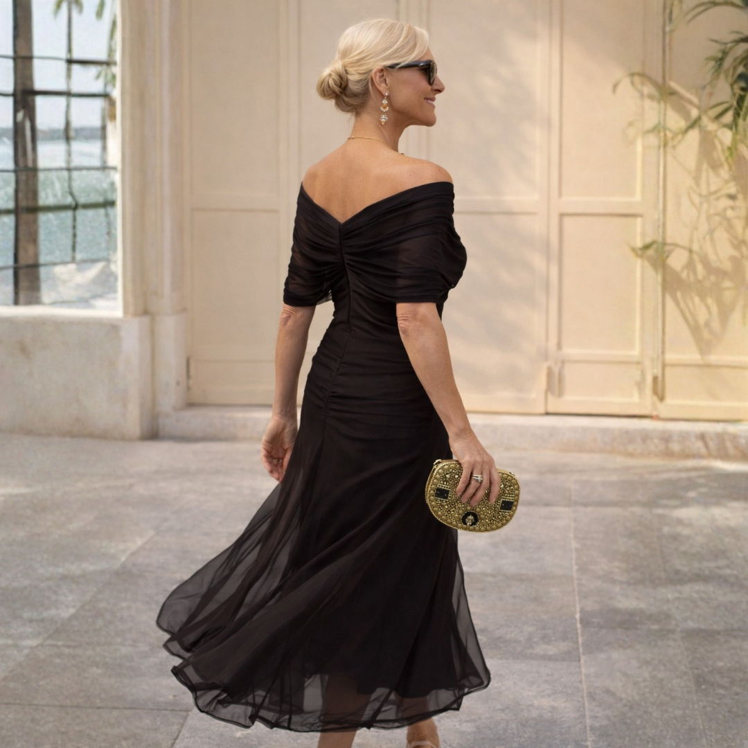 Mikaela | Robe Maxi Off Shoulder