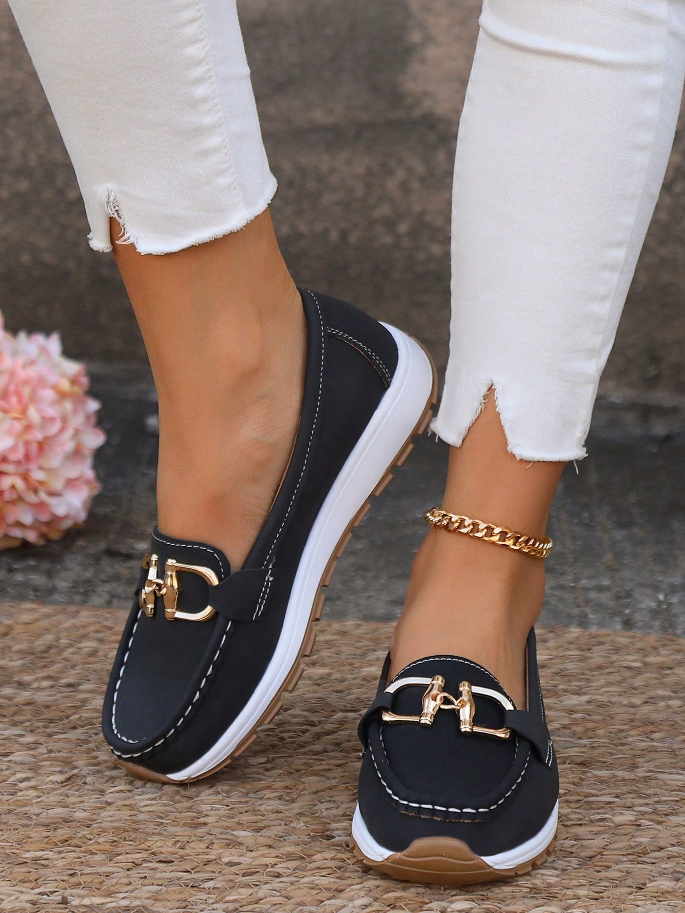 Ellie - Mocassins plats avec boucle