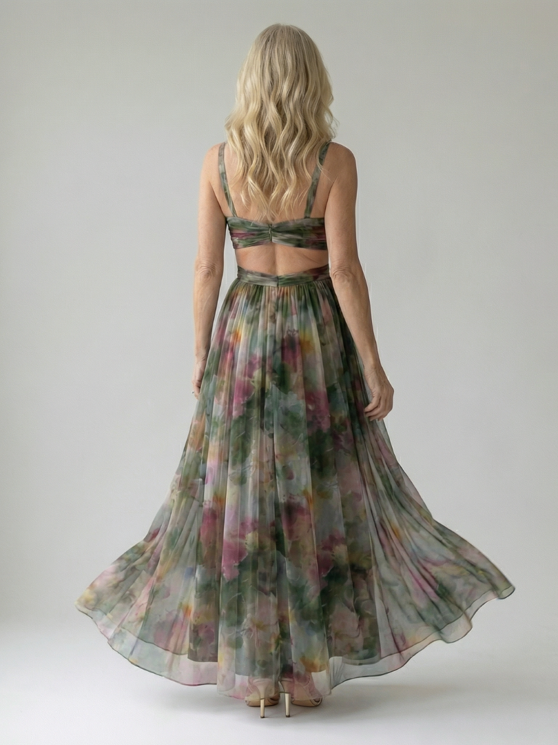 Isel | Robe Maxi à Enveloppement Doux