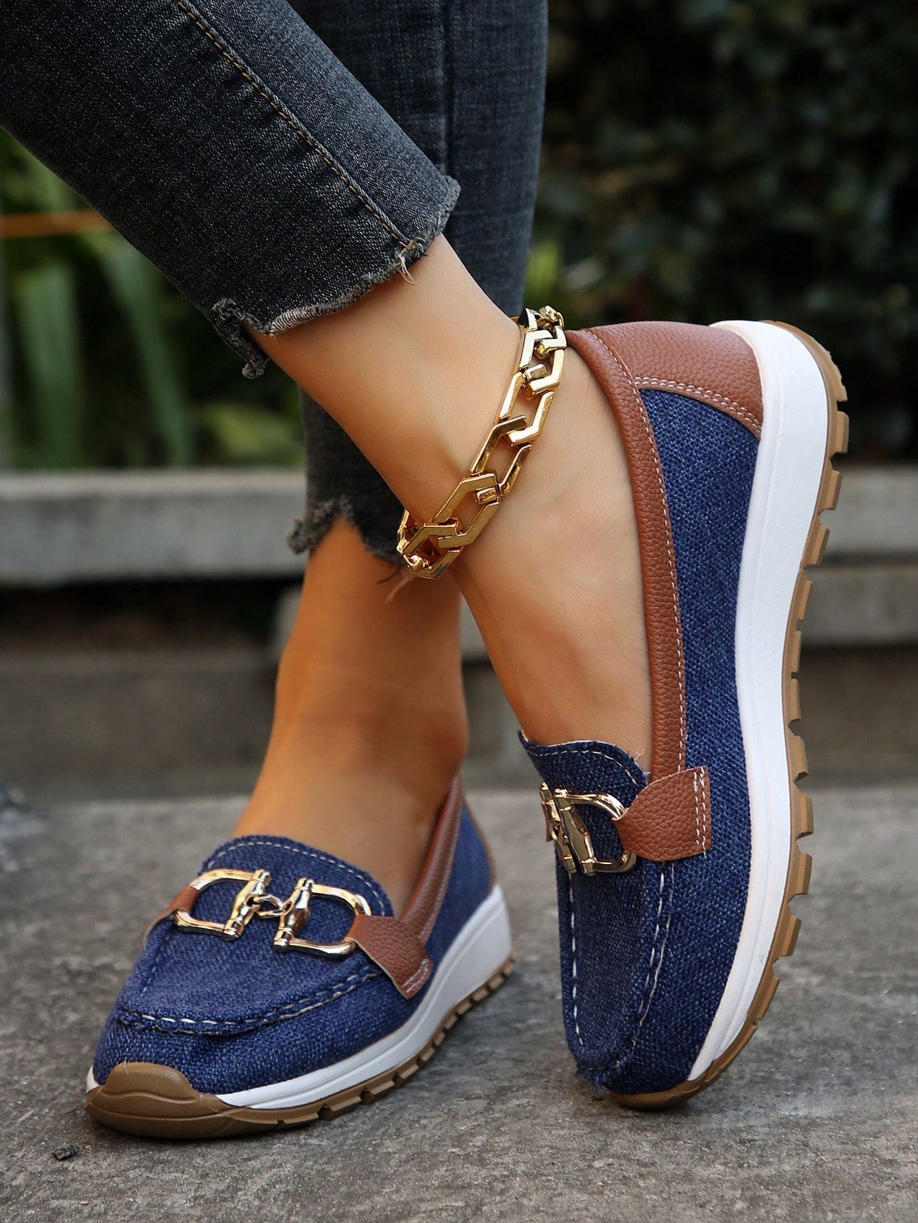 Ellie - Mocassins plats avec boucle