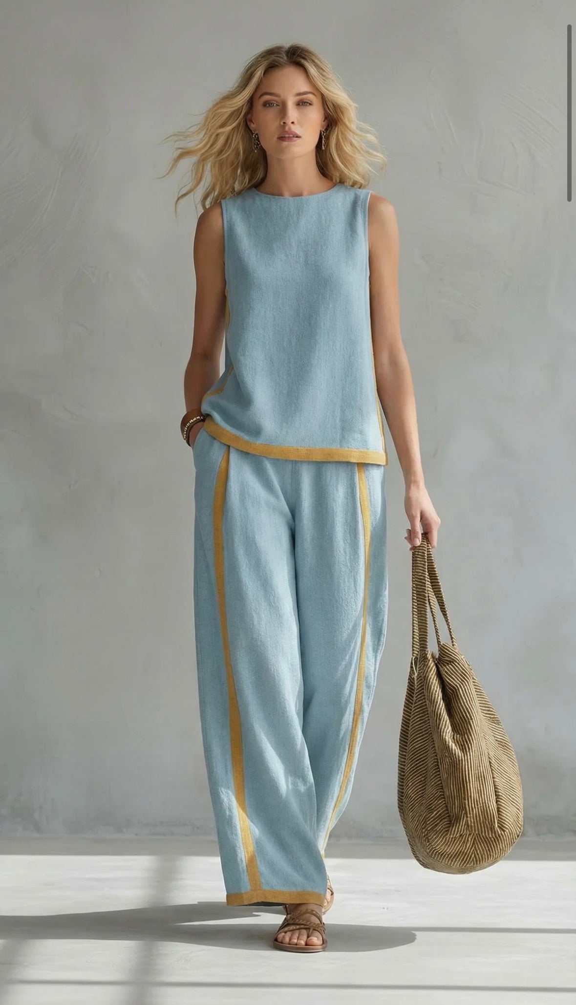 Leila™ | Ensemble coton-lin