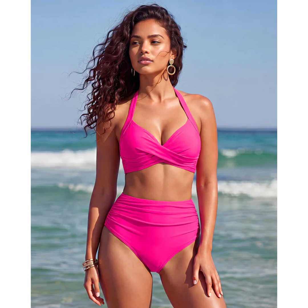 Valérie | Maillot de Bain Une Pièce à Décolleté Croisé