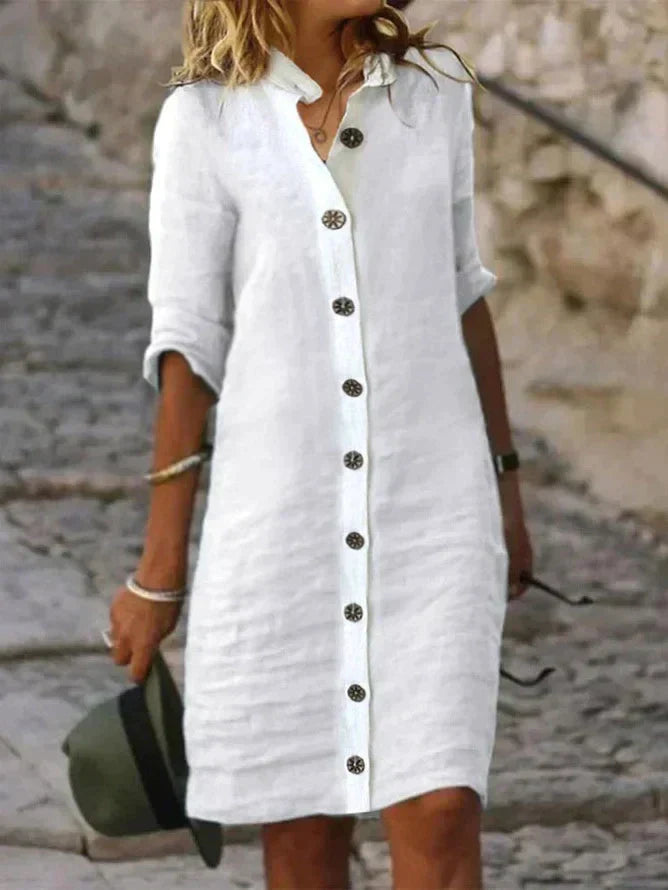 Robe Midi d'Été Classique Loes