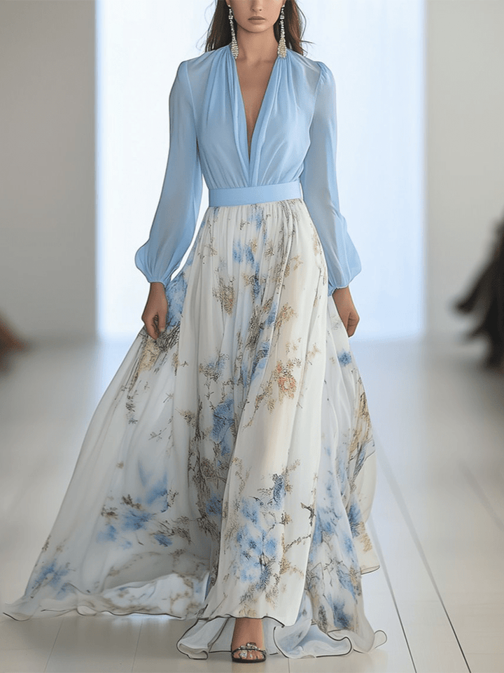 Peniel™ | Robe Maxi Florale Élégante
