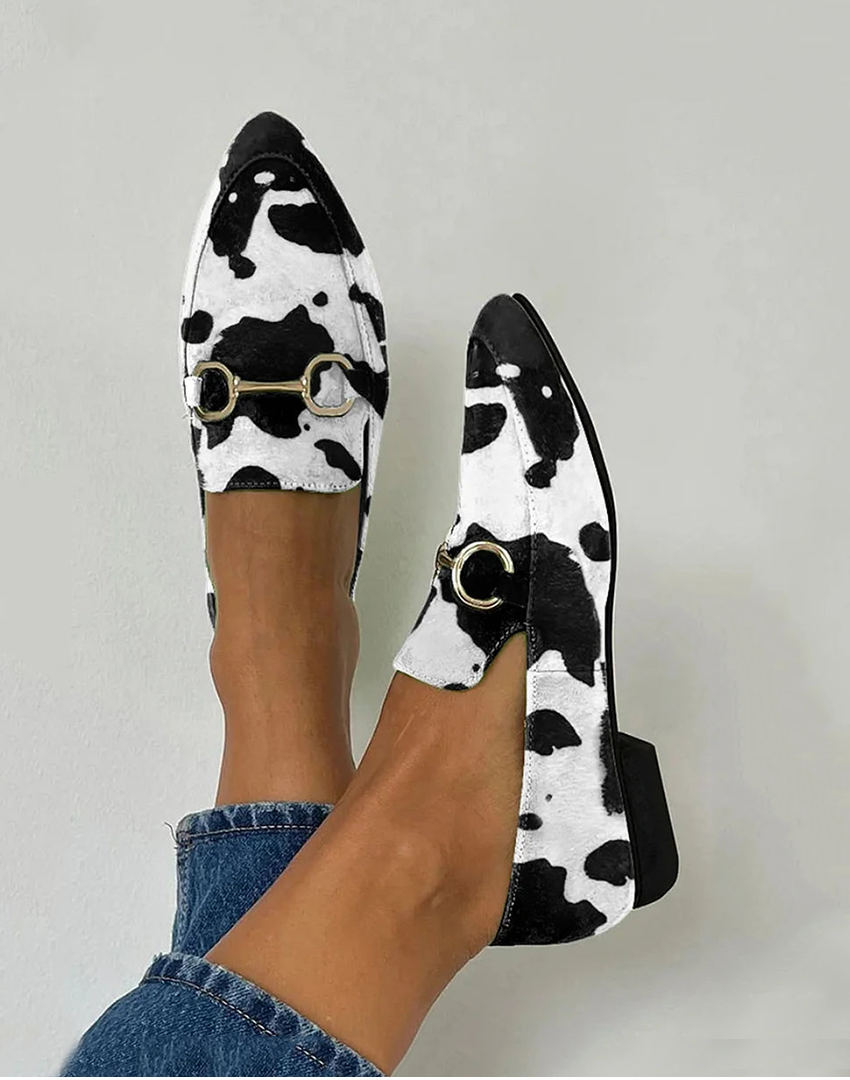 Diana - Mocassins imprimés avec détail de boucle