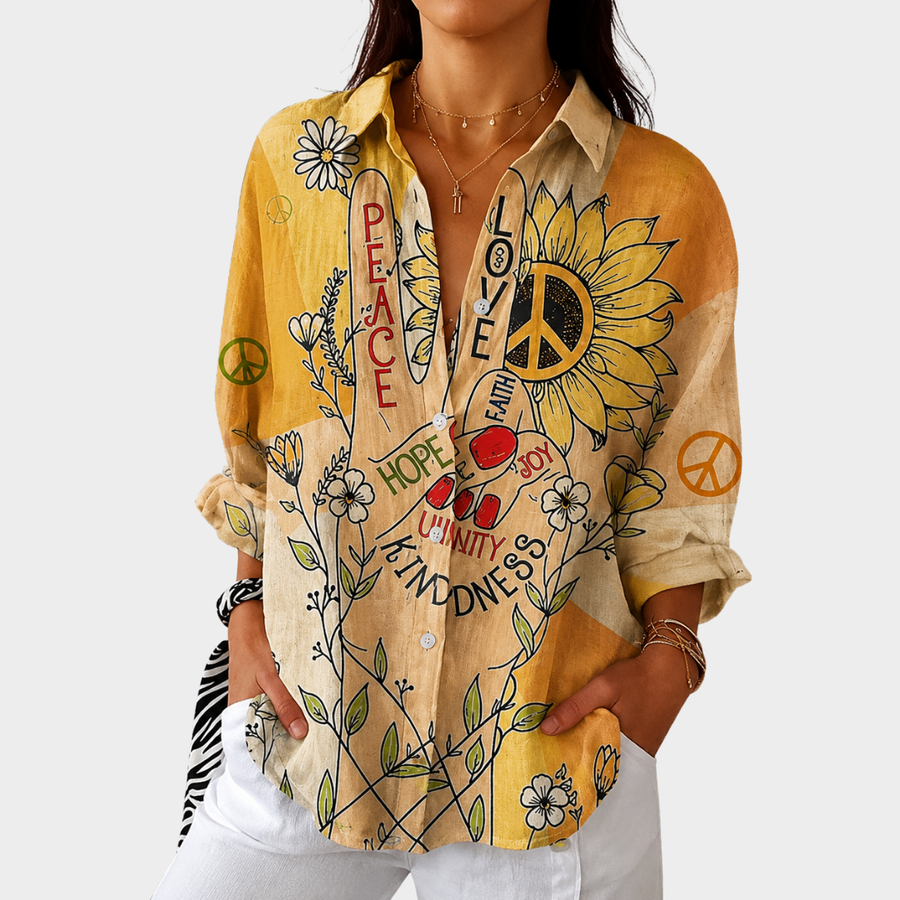 Blouse Légère et Colorée avec Imprimé