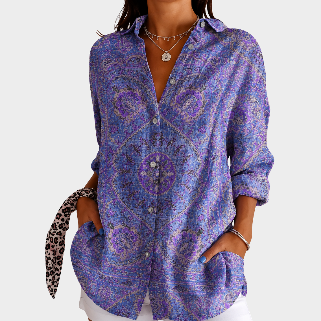Blouse Légère et Colorée avec Imprimé