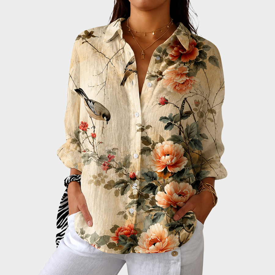 Blouse Légère et Colorée avec Imprimé