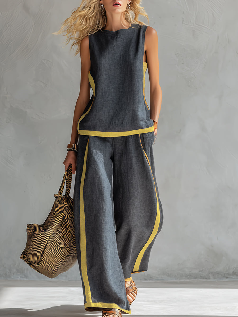 Leila™ | Ensemble coton-lin