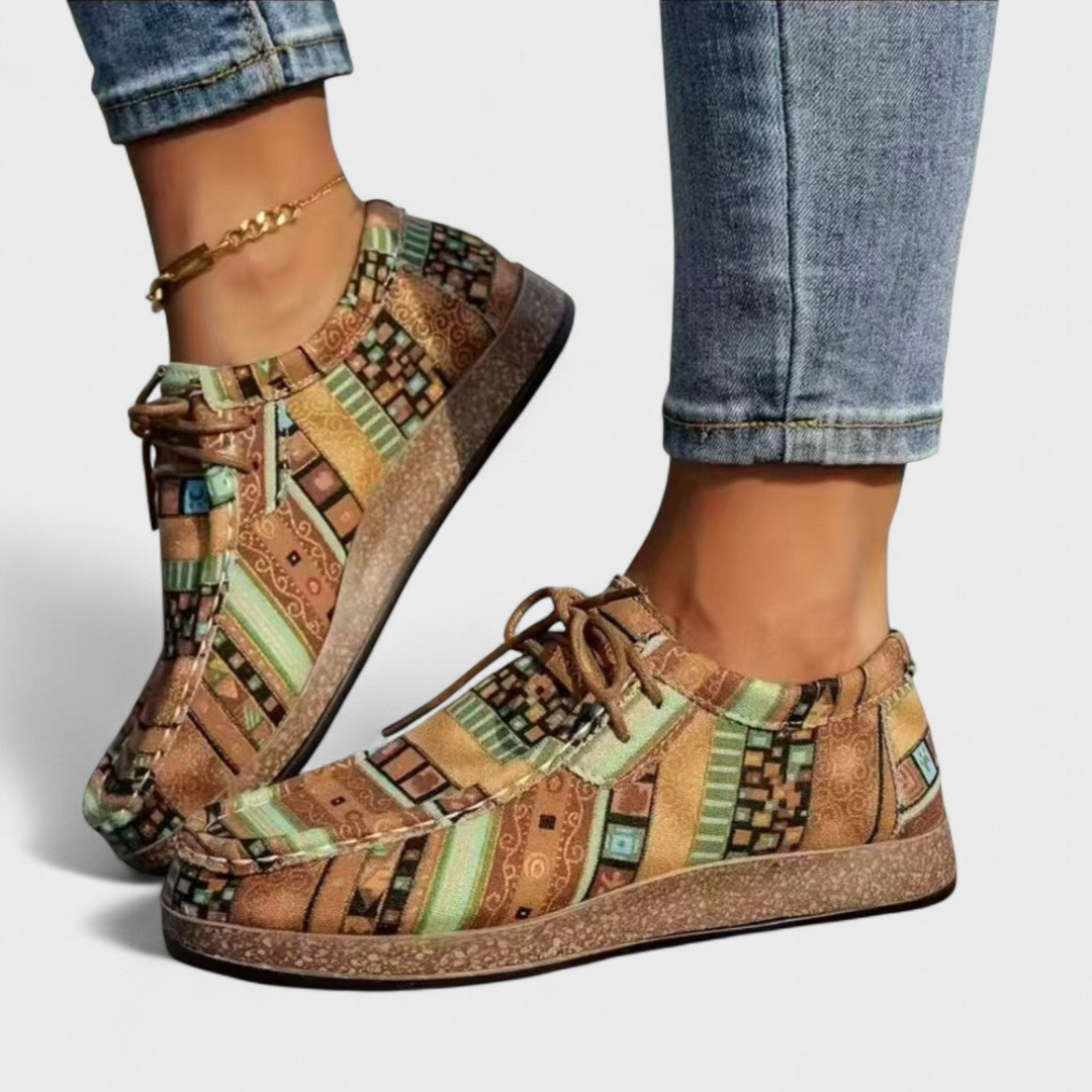 Rebecca | Baskets à Motifs Bohèmes et Colorés