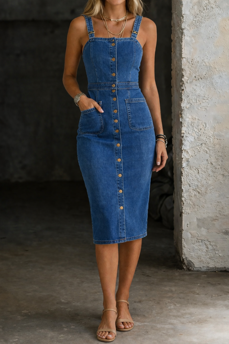 Indira | Robe Boutonnée