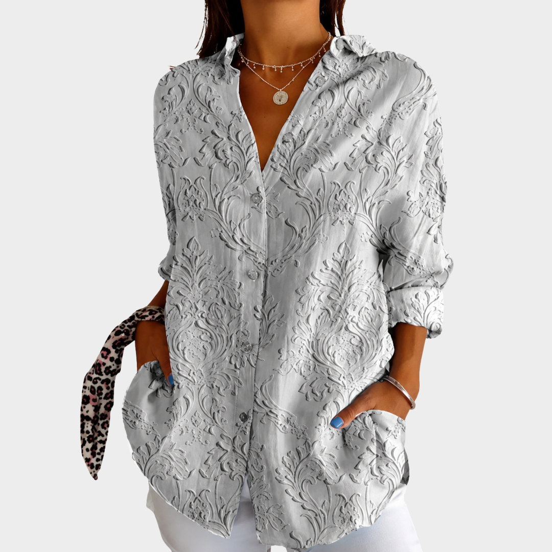 Blouse légère et colorée avec imprimé