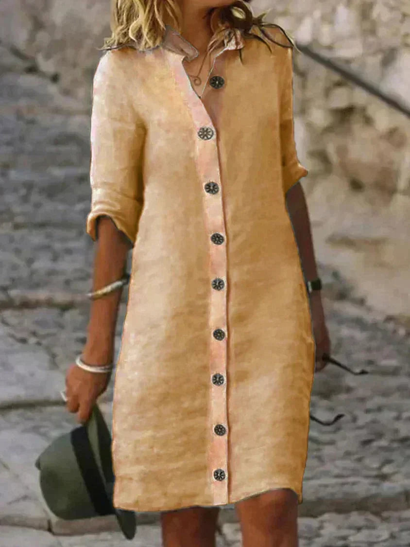 Robe Midi d'Été Classique Loes