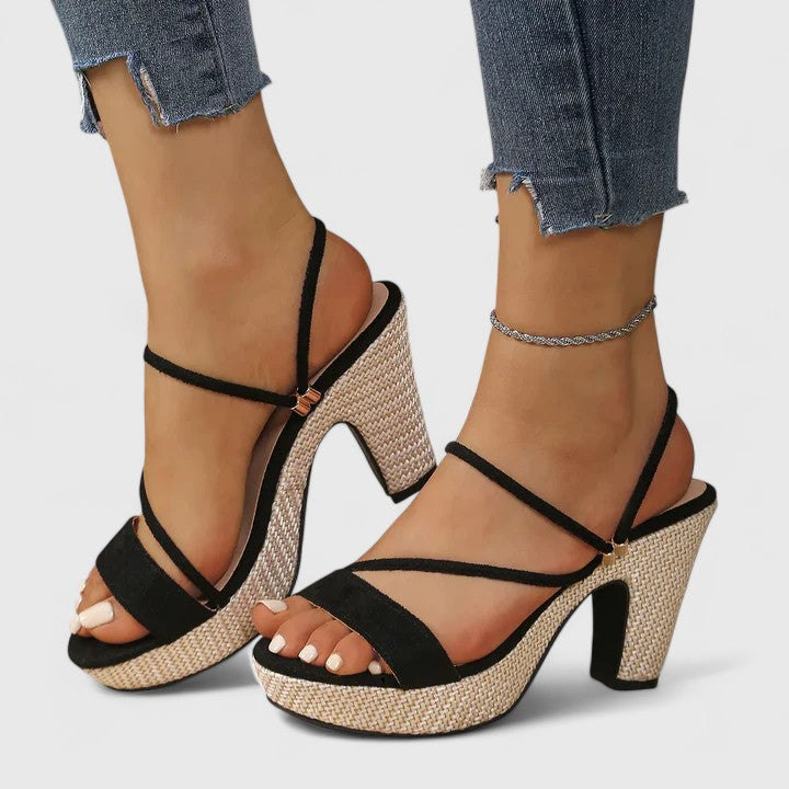 Talons en Cuir Véritable Sophistiqués Luxe