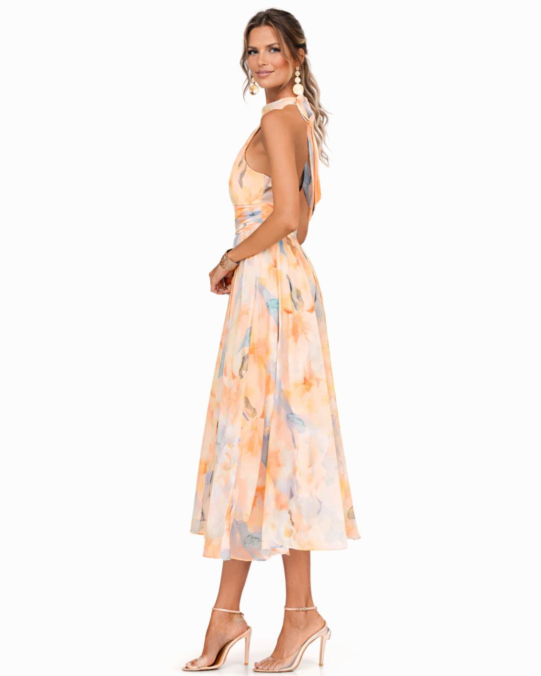 Aurora | Robe Maxi à Col Halter
