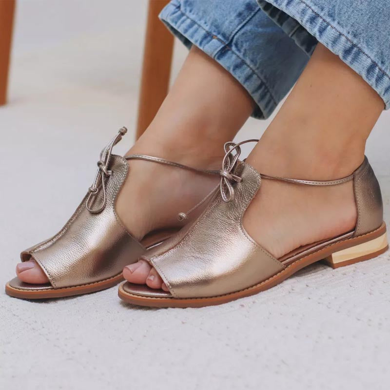 LILLIANA – SANDALES EN CUIR À SANGLE