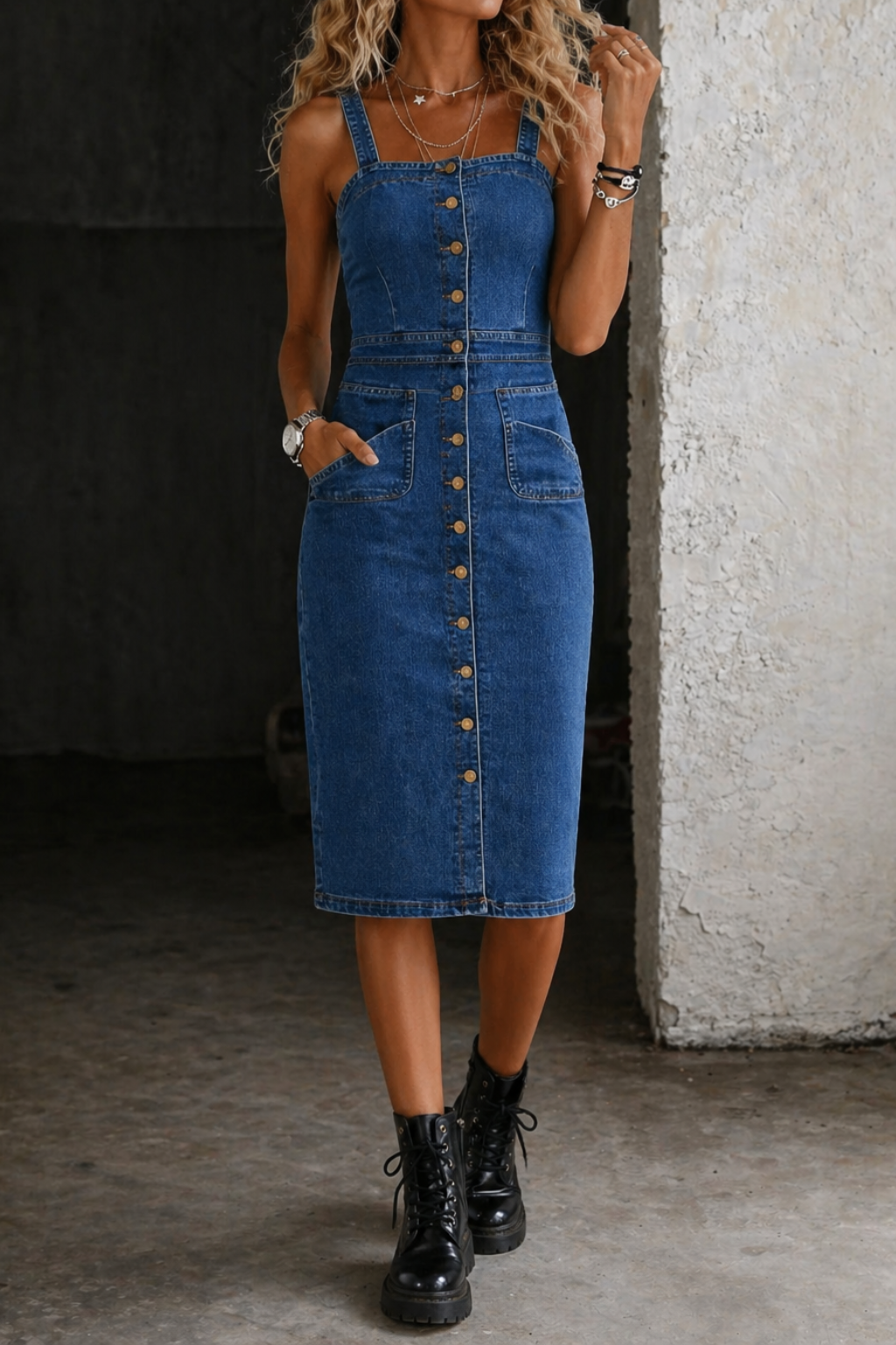Indira | Robe Boutonnée