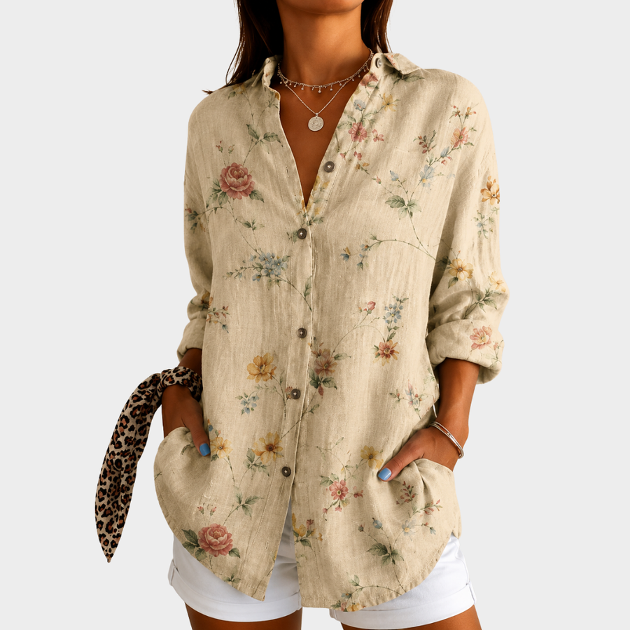Blouse Florale Meadow Whisper