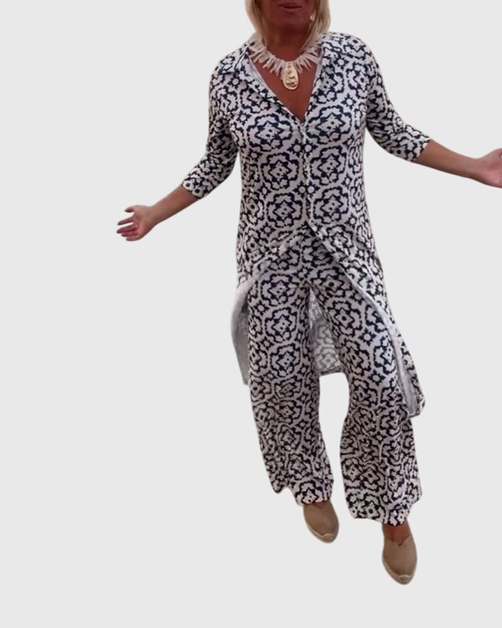 Gabriella™ | Ensemble Élégant Vintage en Deux Pièces