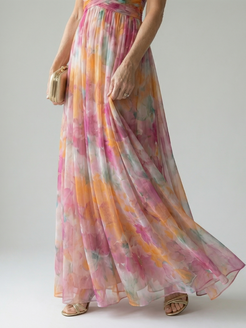 Isel | Robe Maxi à Enveloppement Doux