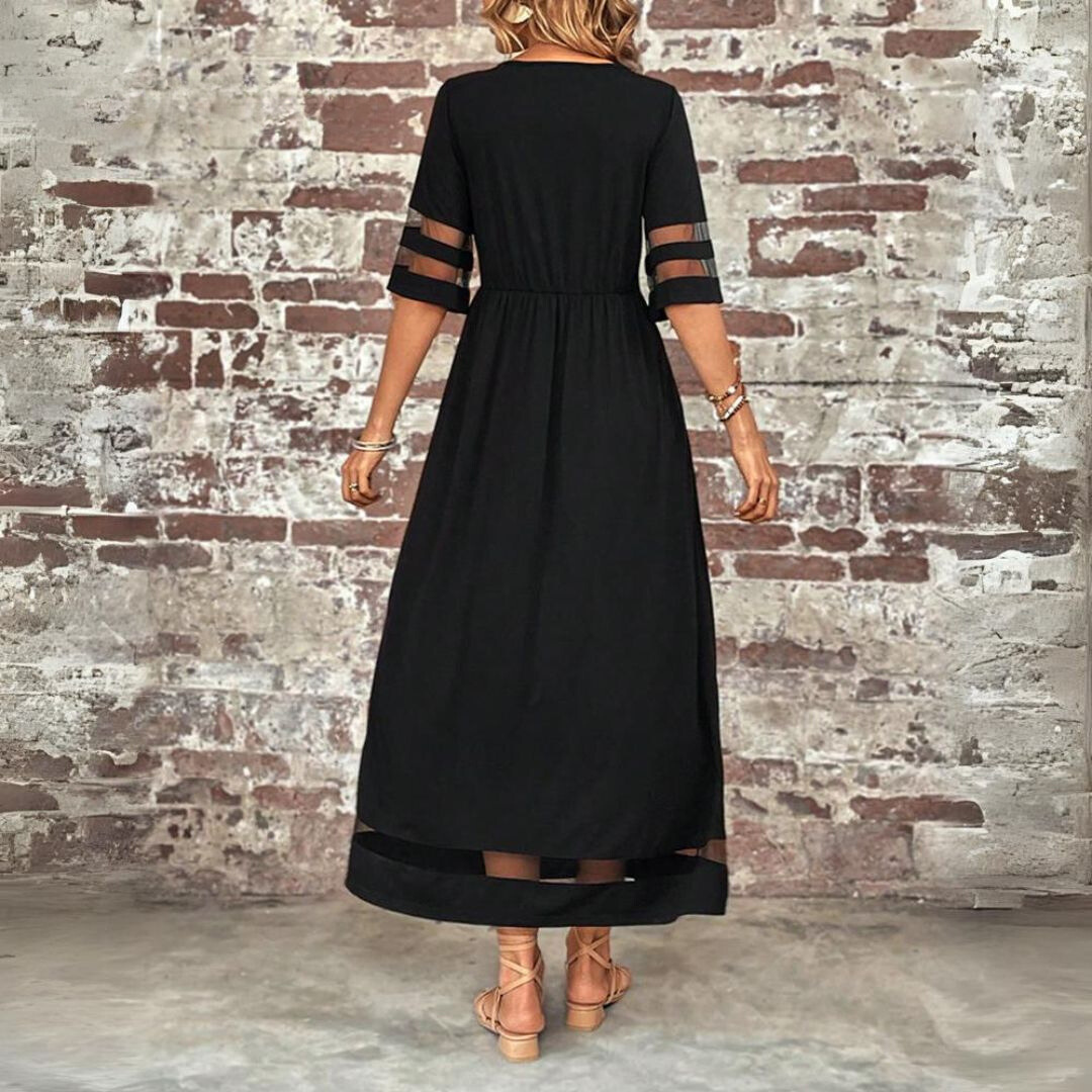 Beth | Robe Midi Flatteuse à Tummy-Smoothing
