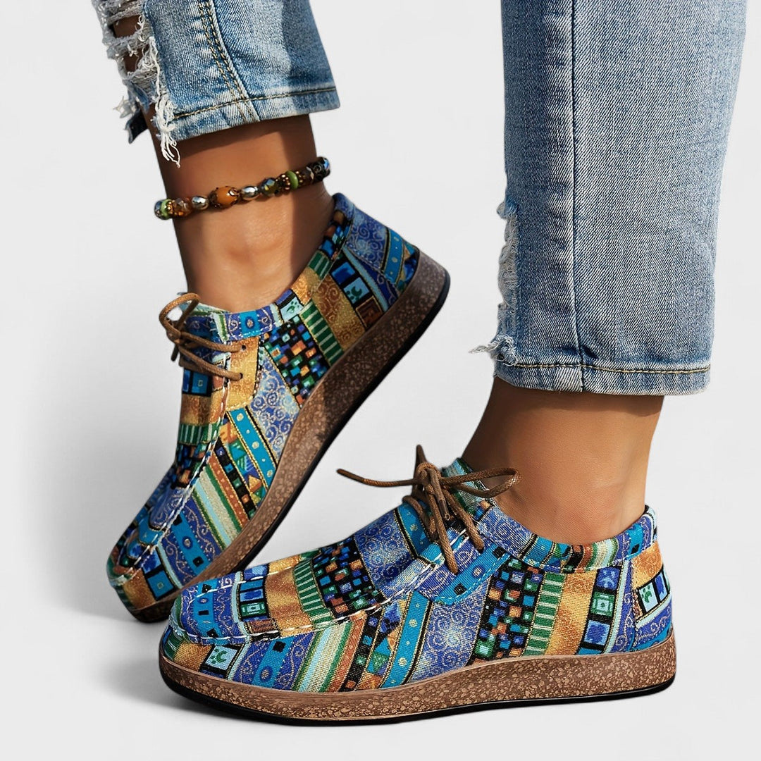 Rebecca | Baskets à Motifs Bohèmes et Colorés