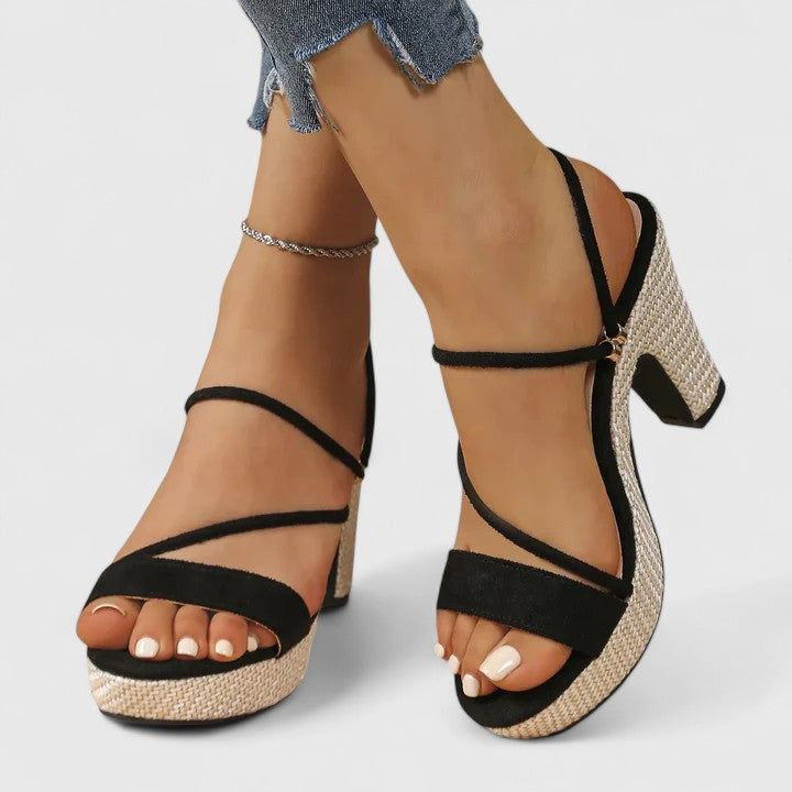 Talons en Cuir Véritable Sophistiqués Luxe