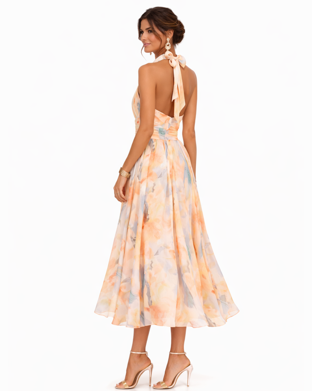 Aurora | Robe Maxi à Col Halter