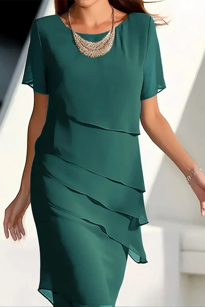 Linda | Robe à volants Élégante et Confortable