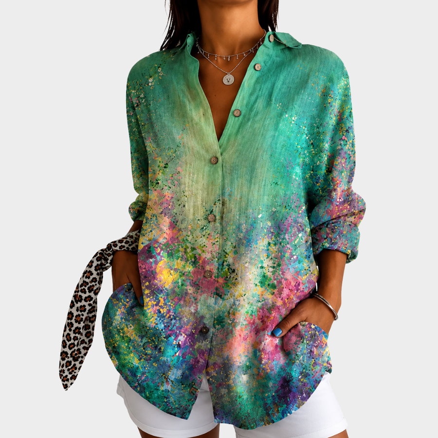 Blouse Art Émeraude Prairie