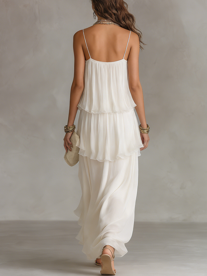 AURELIA | Robe Maxi en Chiffon