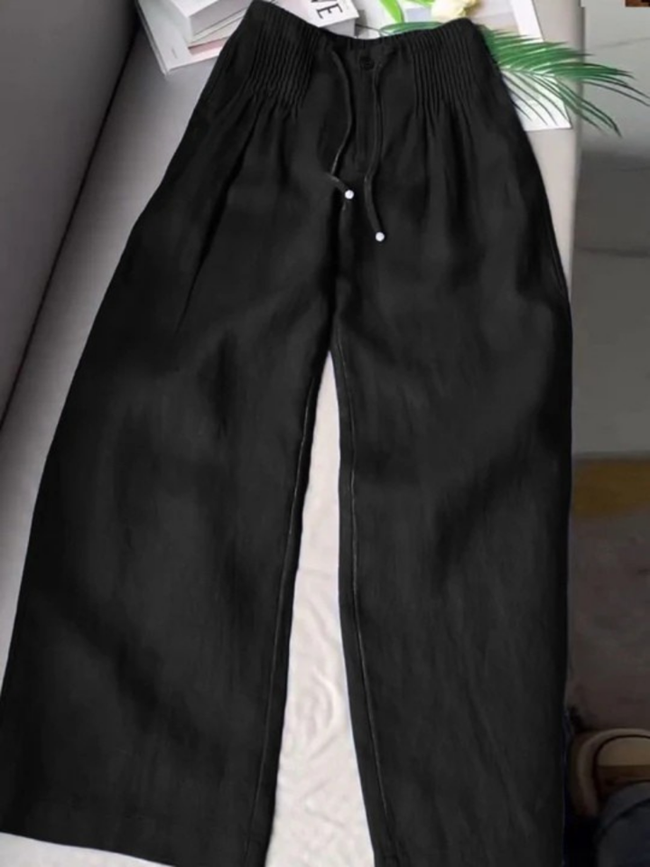 Camille | Pantalon Élegant à Jambe Large