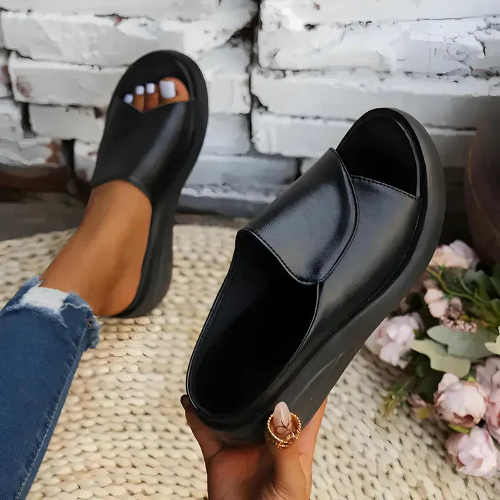 Eliza™ – Sandales Wedge Orthopédiques à Enfiler