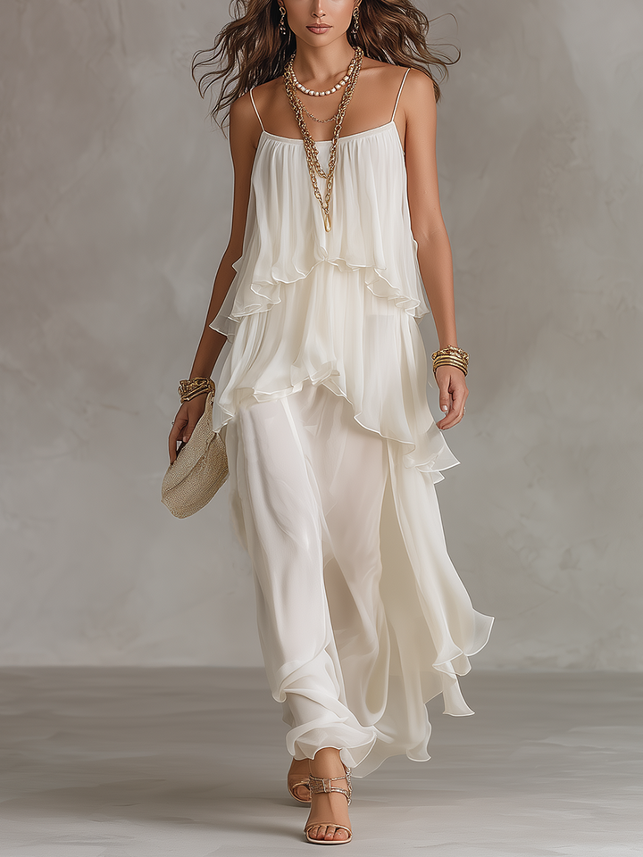 AURELIA | Robe Maxi en Chiffon