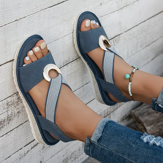 Camille | Sandales Confortables à Brides Croisées