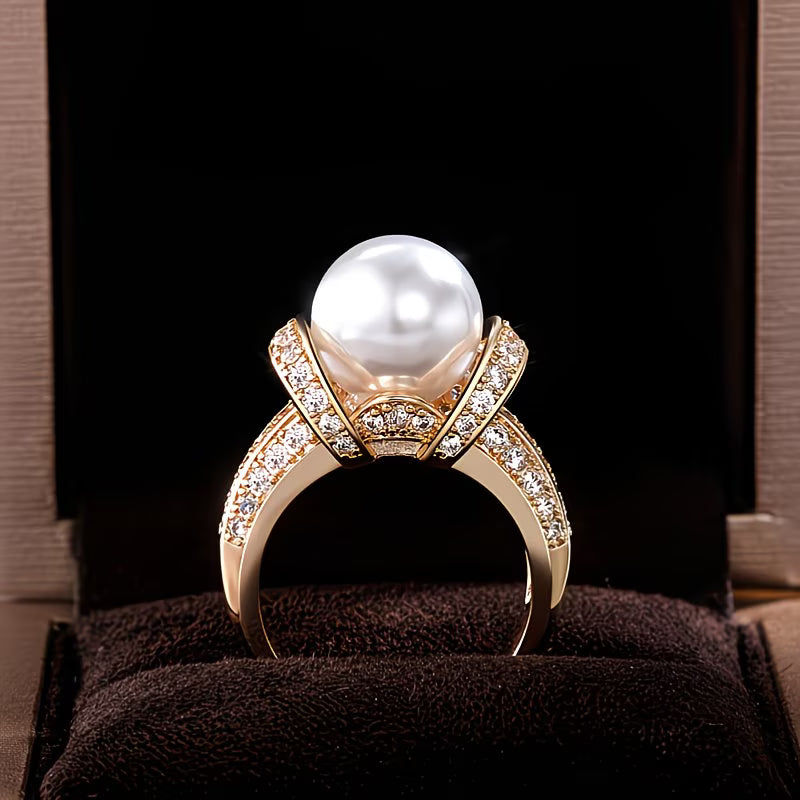 La Bague Couronne Perle