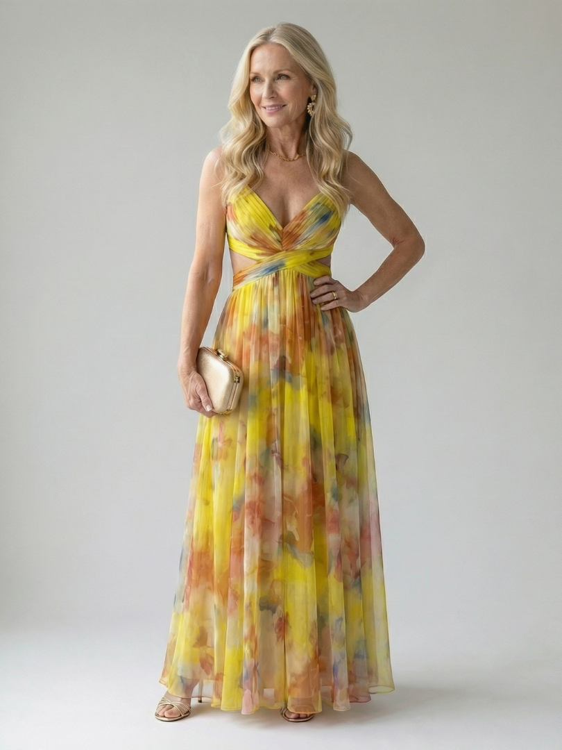 Isel | Robe Maxi à Enveloppement Doux