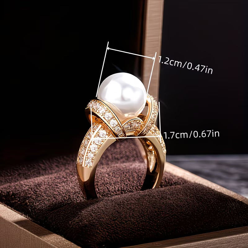 La Bague Couronne Perle