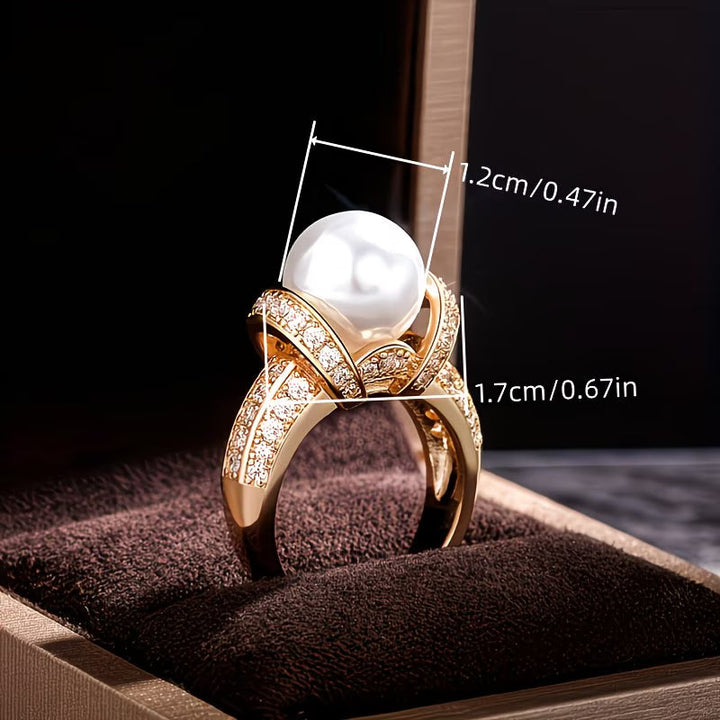 La Bague Couronne Perle