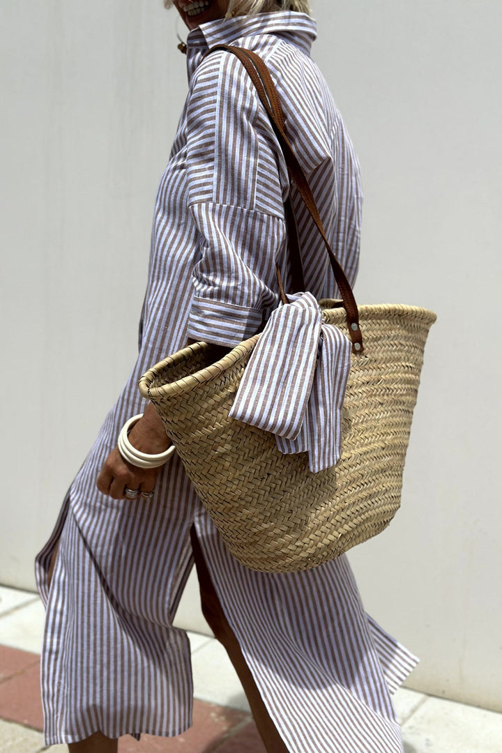 Noan | Robe Rayée Classique