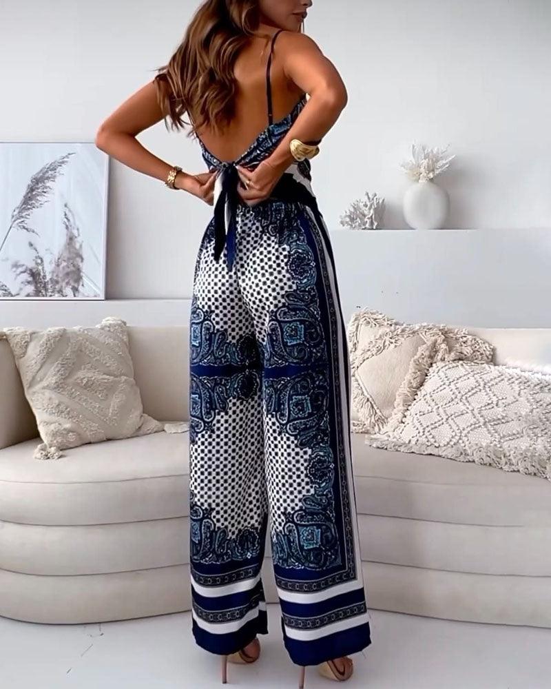 Helen | Ensemble de Vêtement à Lacets et Pantalon Prêt pour les Vacances